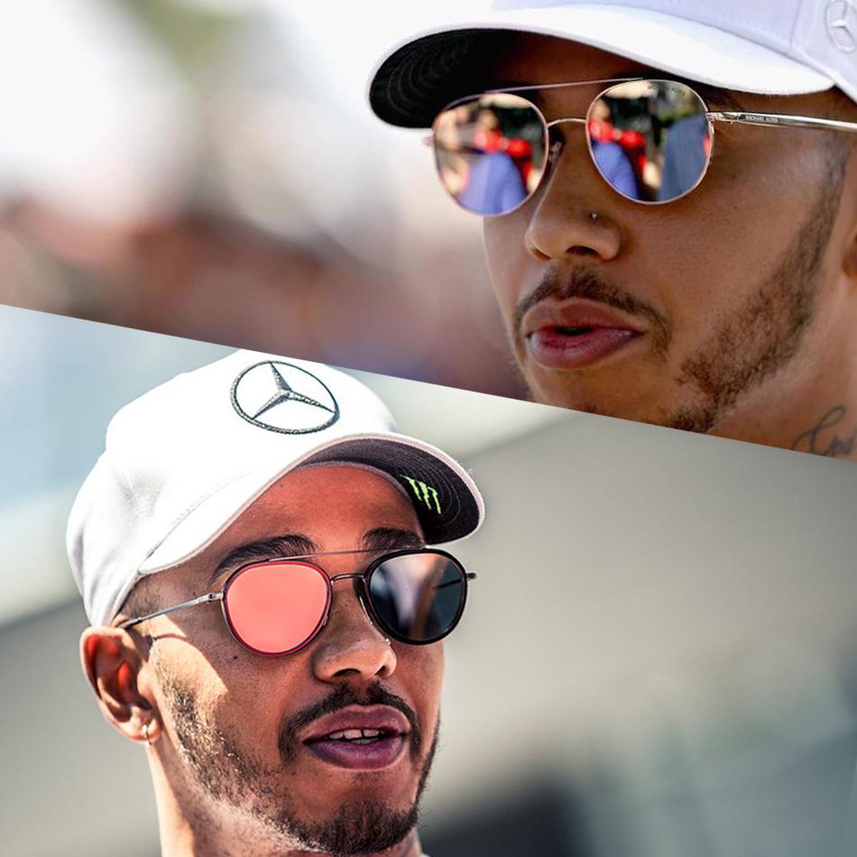 Lewis Hamilton Wears Custom Burberry at Belgian GP